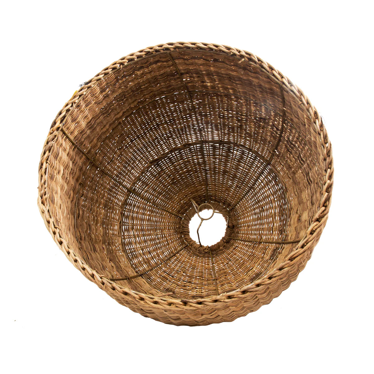 Malawi Cane Hand Woven Lamp Shade – M 102 (Natural Beige, 62x56cm) - Image 2